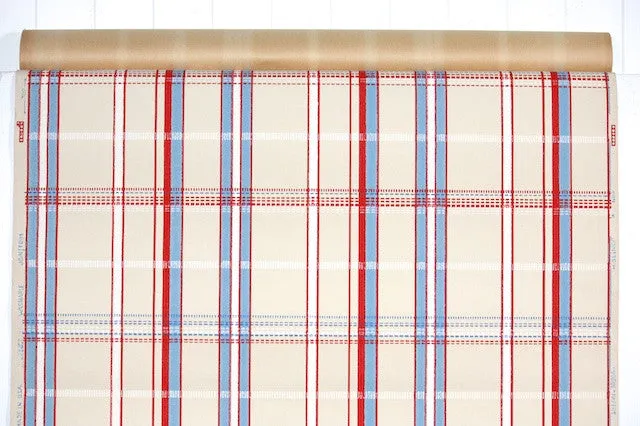 1940s Plaid Vintage Wallpaper