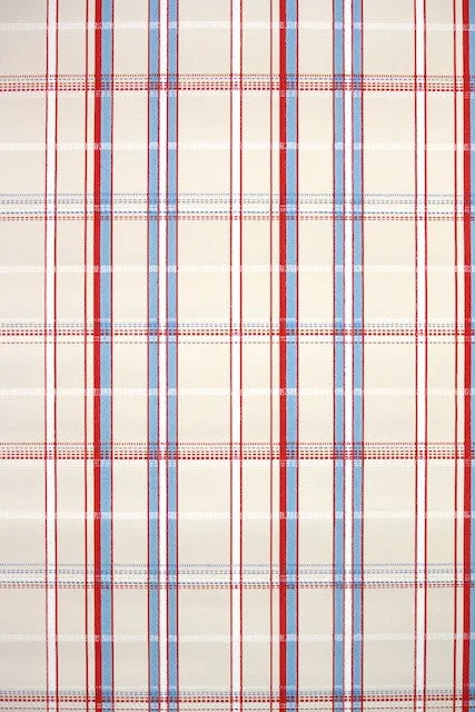 1940s Plaid Vintage Wallpaper