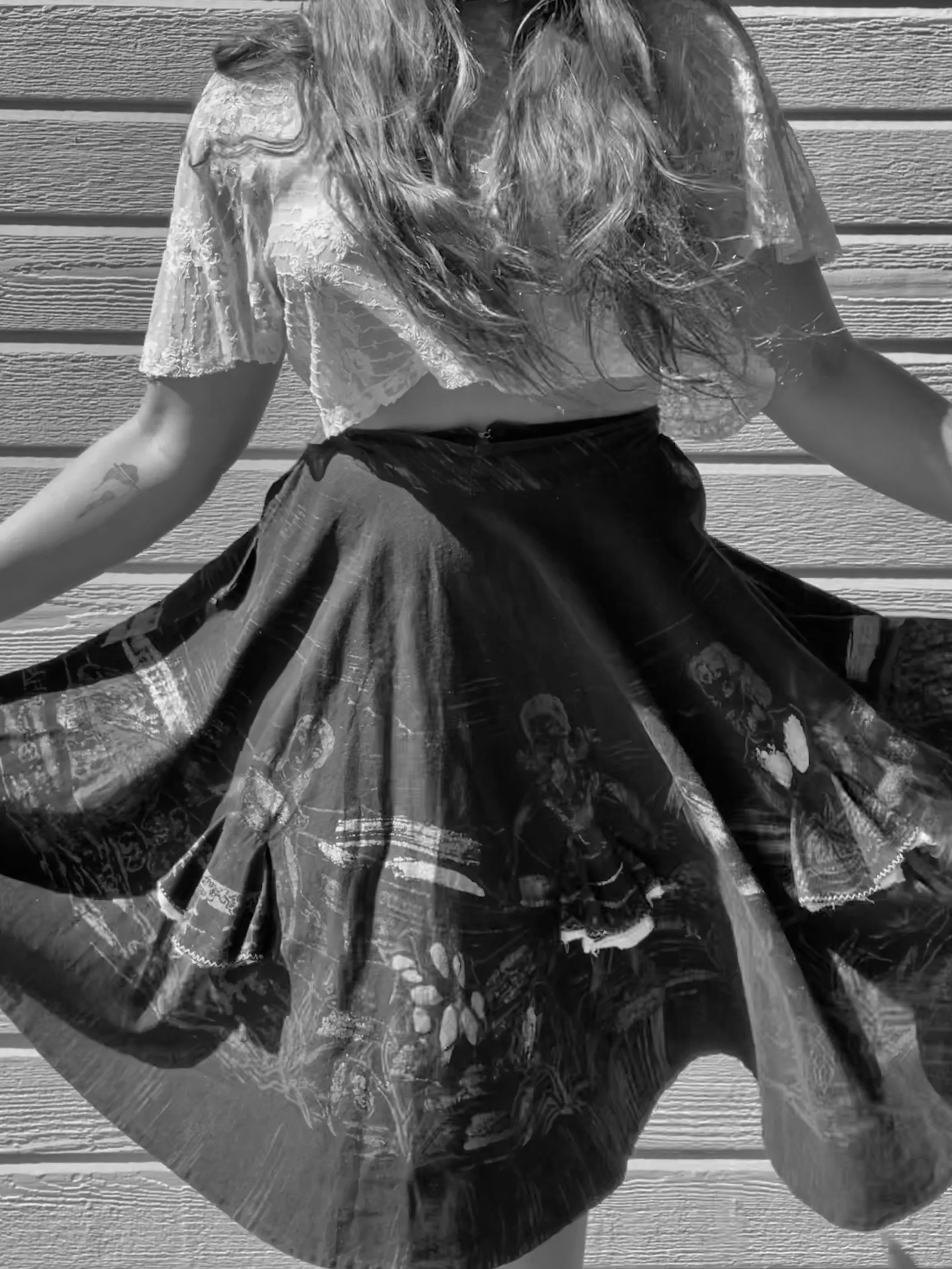 1950s Souvenir ‘3-D Skirts’ Circle Skirt