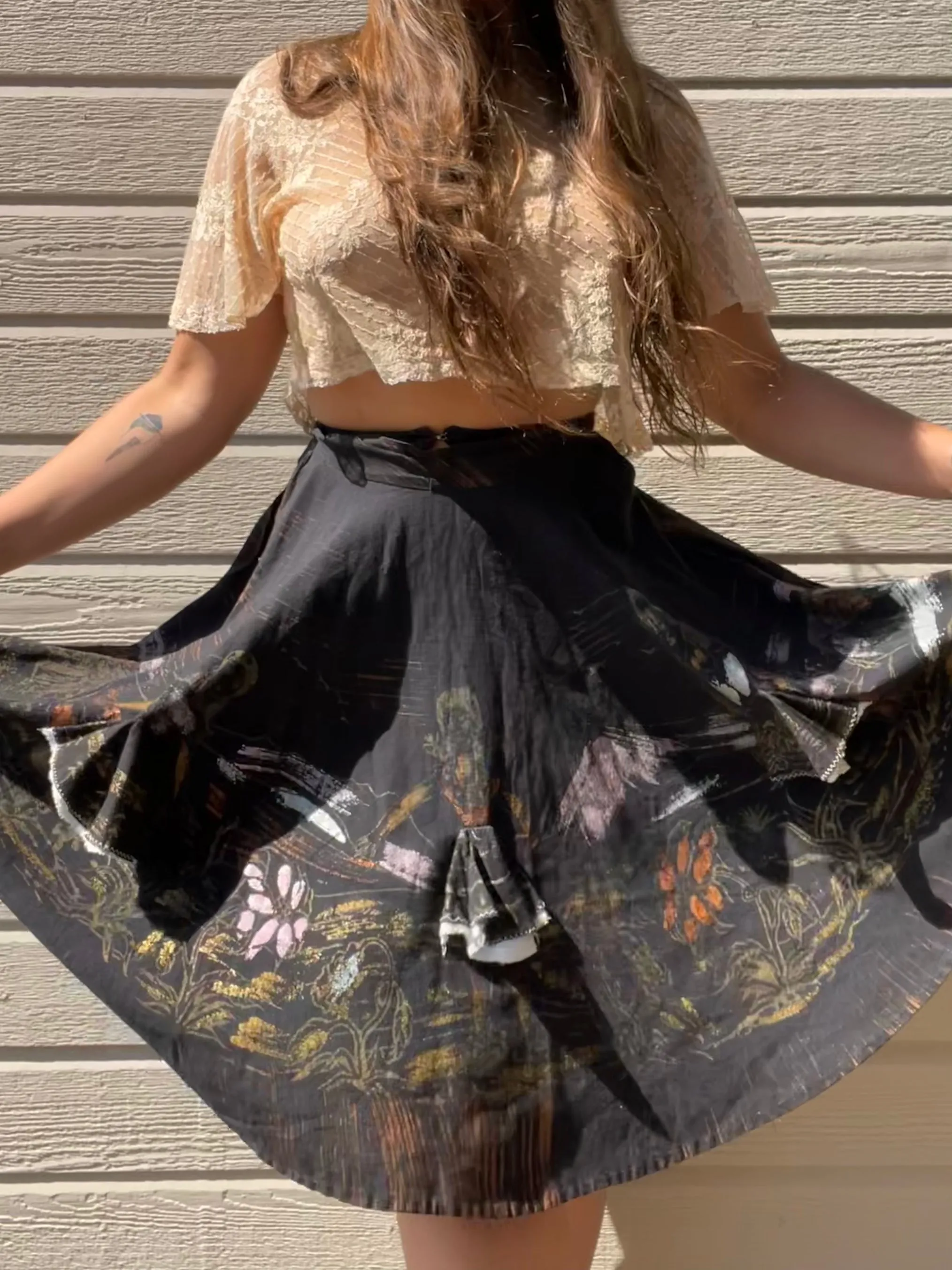 1950s Souvenir ‘3-D Skirts’ Circle Skirt