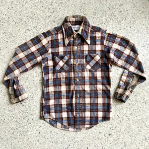 1970s Children’s Rob Roy Plaid Flannel Shirt
