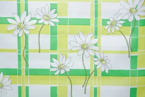 1970s Floral Vinyl Vintage Wallpaper