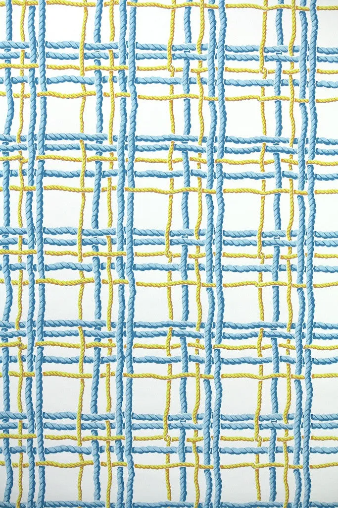 1970s Plaid Vintage Wallpaper