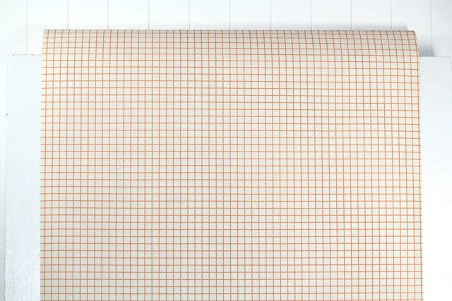1970s Plaid Vinyl Vintage Wallpaper