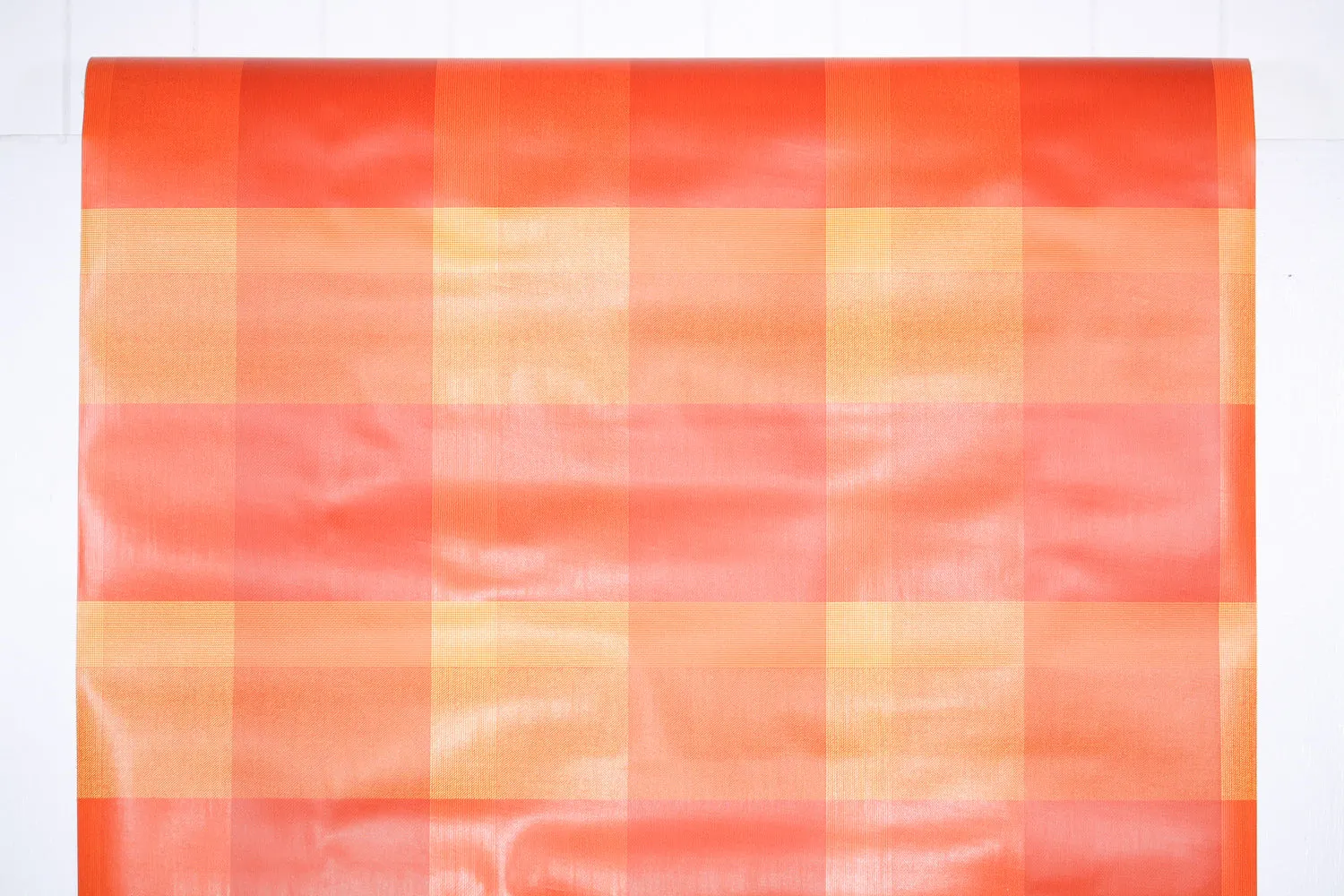 1970s Plaid Vinyl Vintage Wallpaper