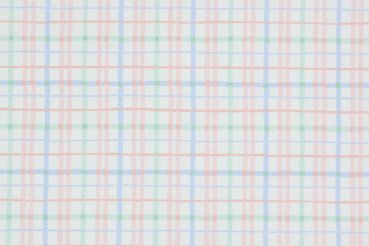 1980s Plaid Vintage Wallpaper