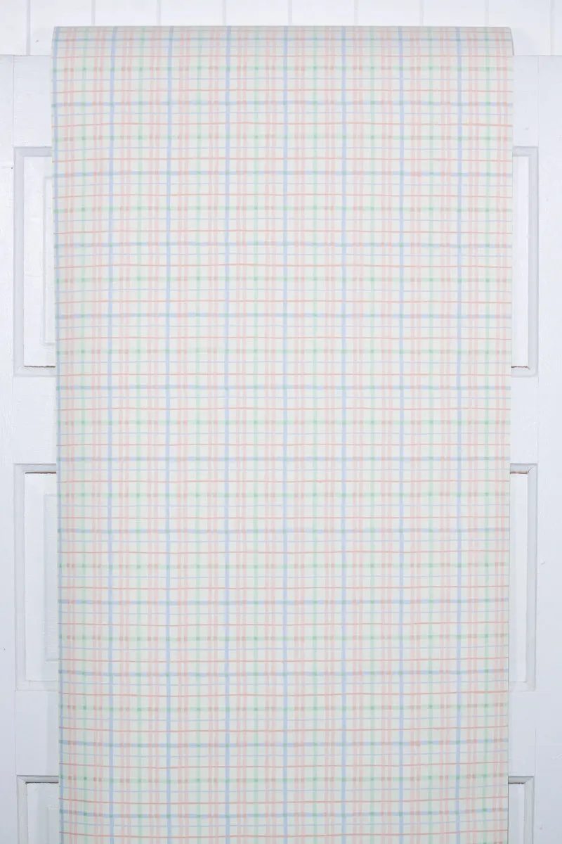 1980s Plaid Vintage Wallpaper