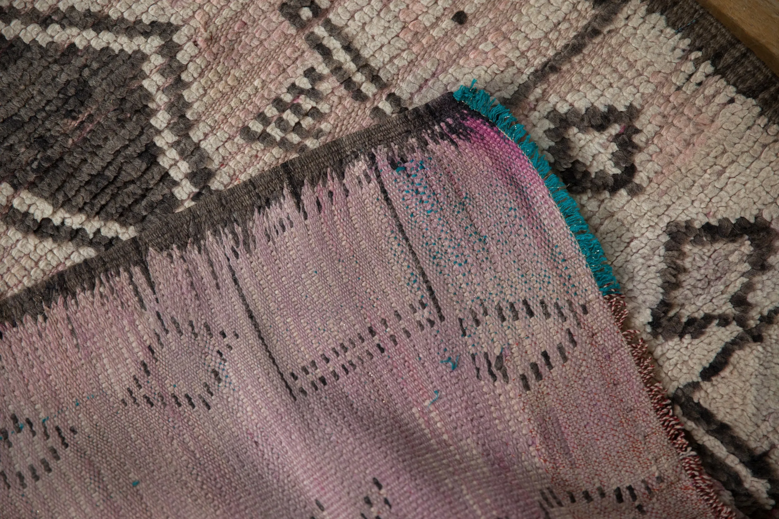 2.5x13 Vintage Distressed Moroccan Rug Runner