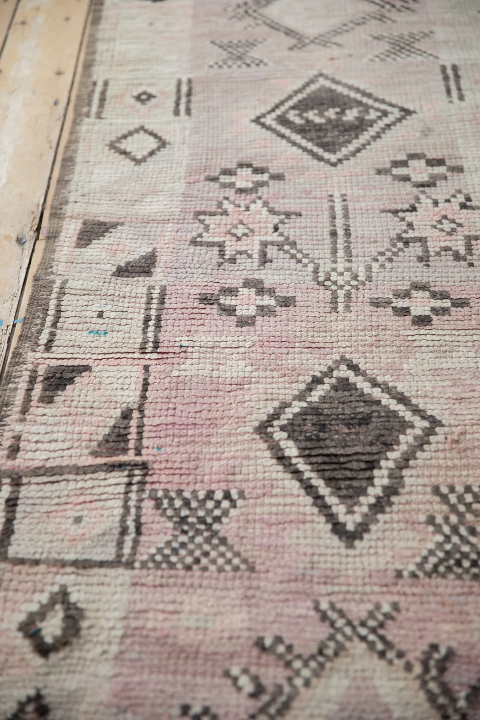 2.5x13 Vintage Distressed Moroccan Rug Runner