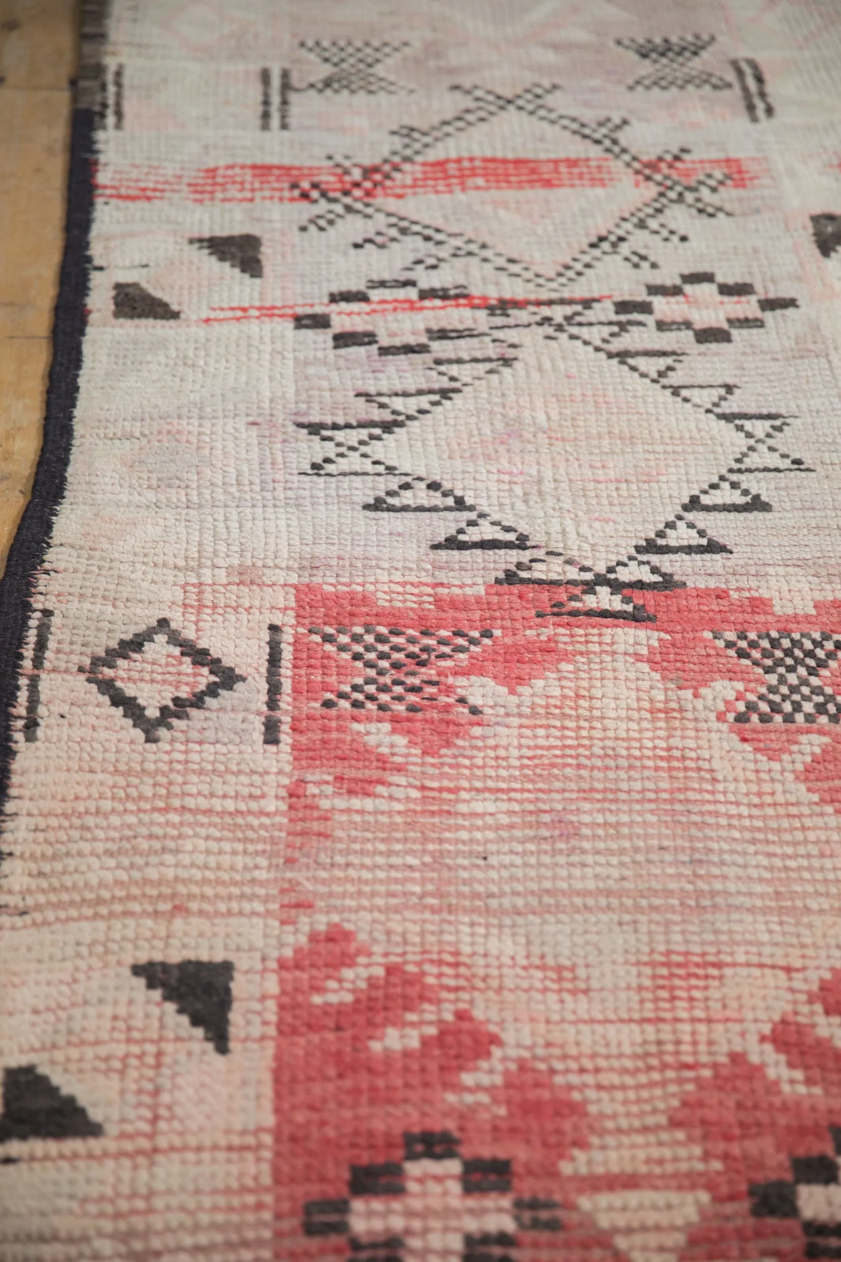 2.5x13 Vintage Distressed Moroccan Rug Runner