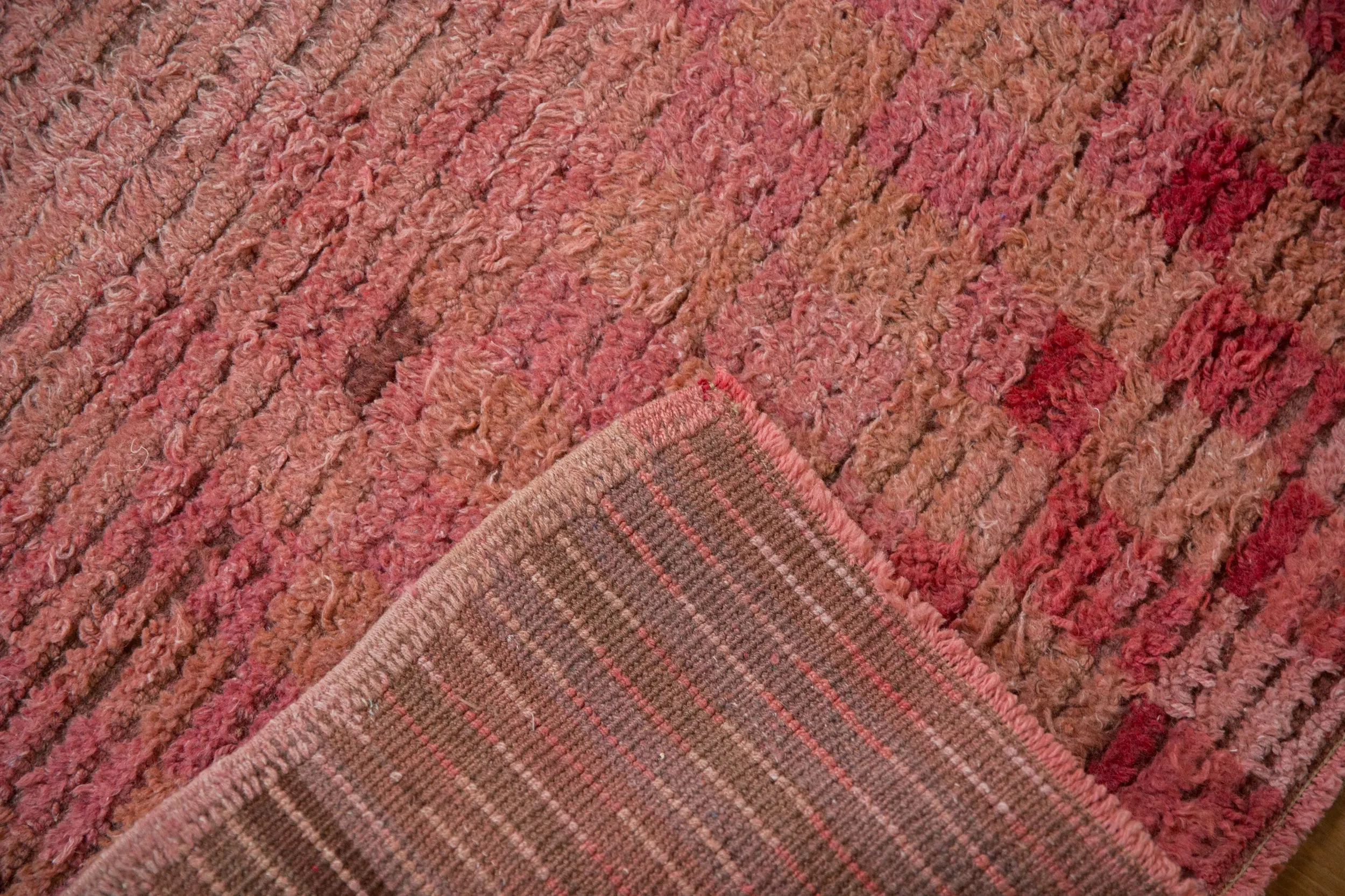 2.5x3 Vintage Distressed Tulu Square Rug