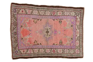 2.5x3.5 Vintage Distressed Oushak Rug