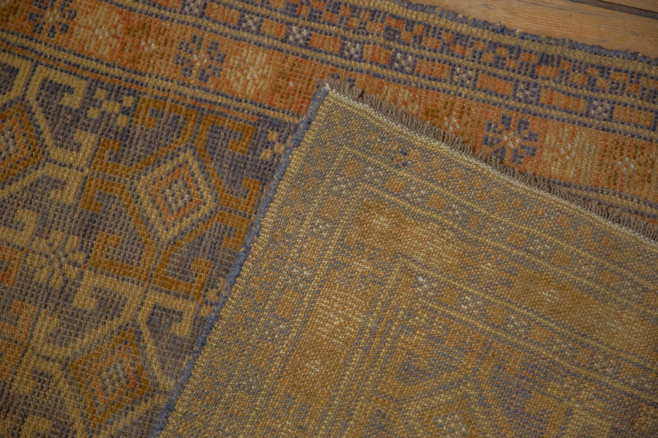 2.5x4 Vintage Distressed Anatolian Rug