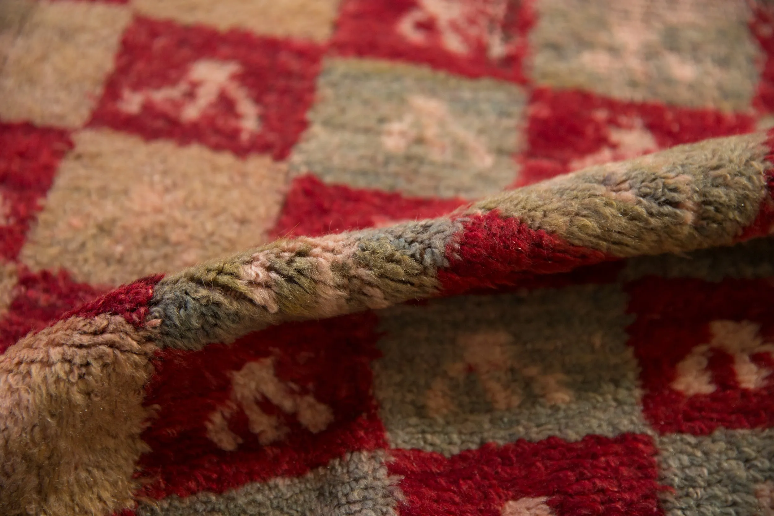 2.5x4 Vintage Distressed Tulu Rug