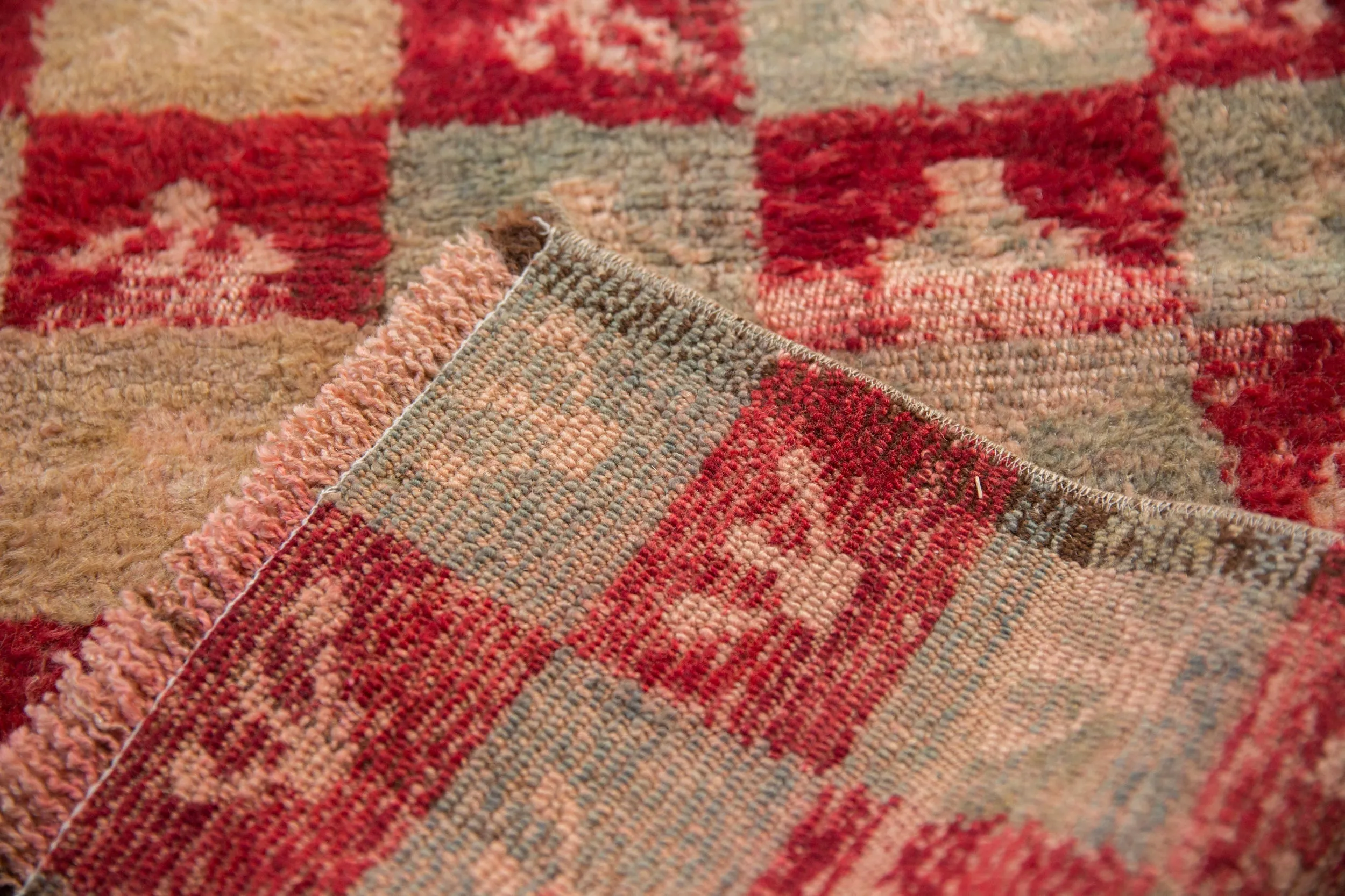 2.5x4 Vintage Distressed Tulu Rug