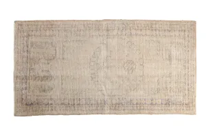 2.5x5 Vintage Distressed Oushak Rug Runner