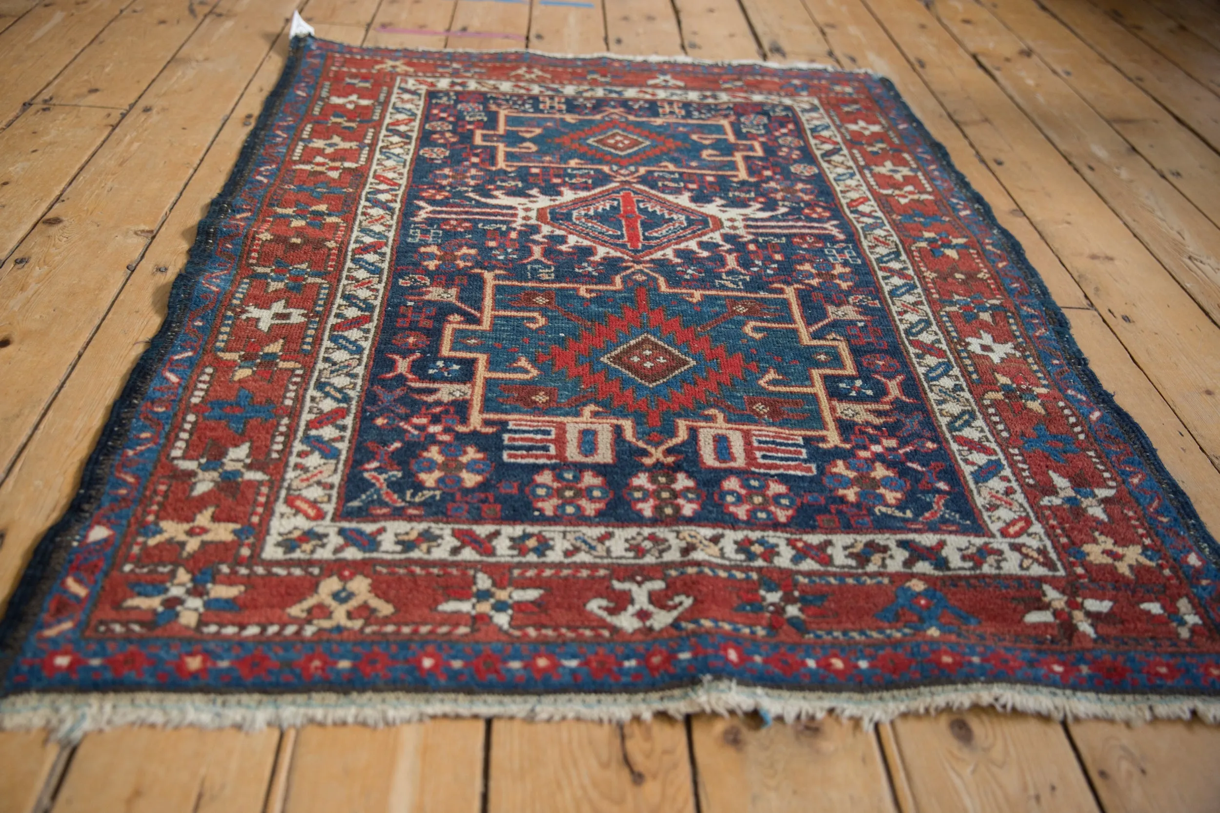 3.5x4.5 Vintage Karaja Square Rug