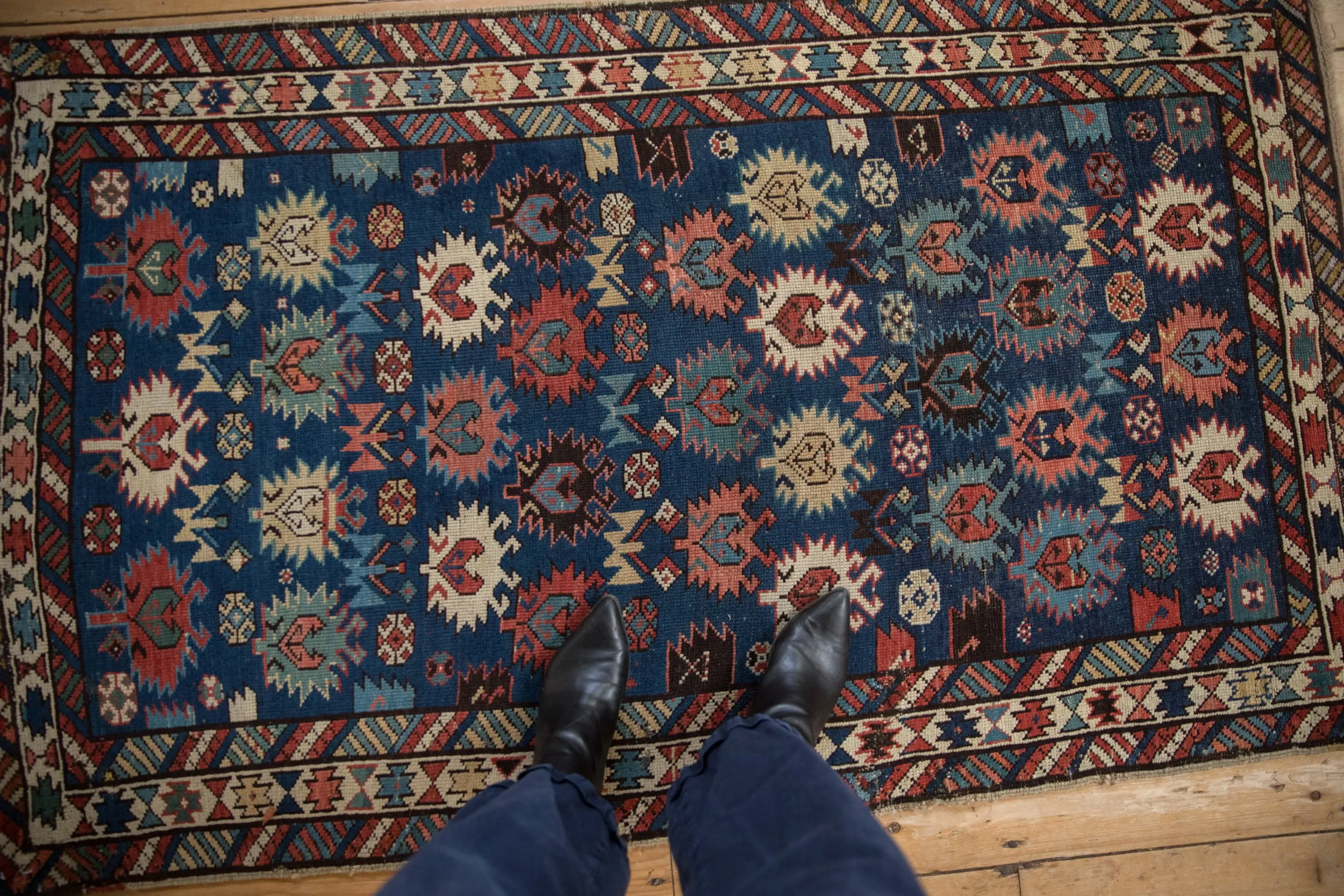 3.5x5.5 Antique Caucasian Rug