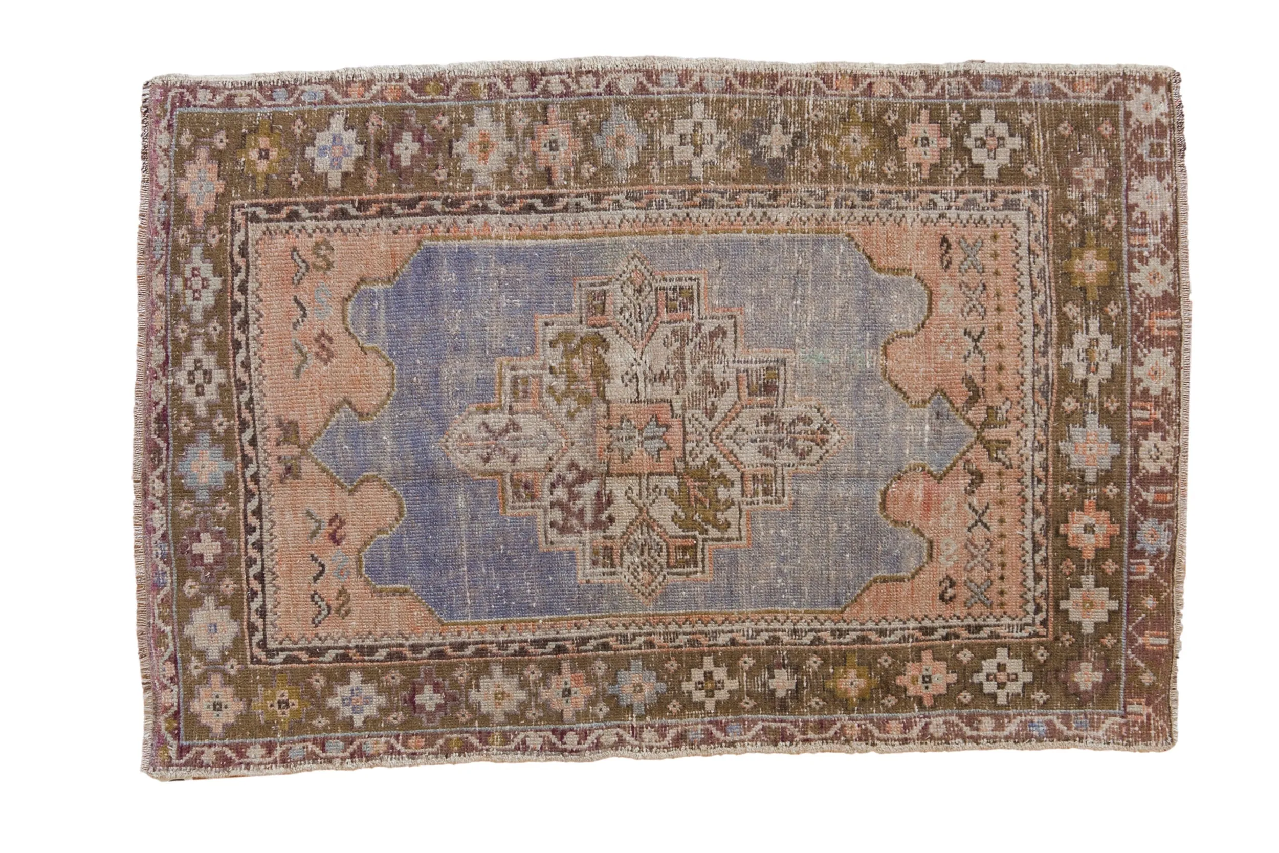 3x4.5 Vintage Distressed Oushak Rug