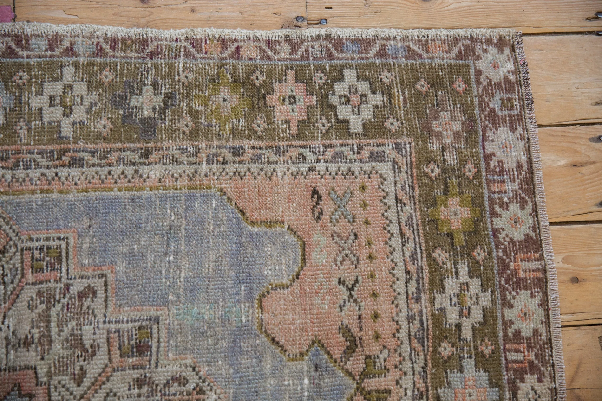 3x4.5 Vintage Distressed Oushak Rug