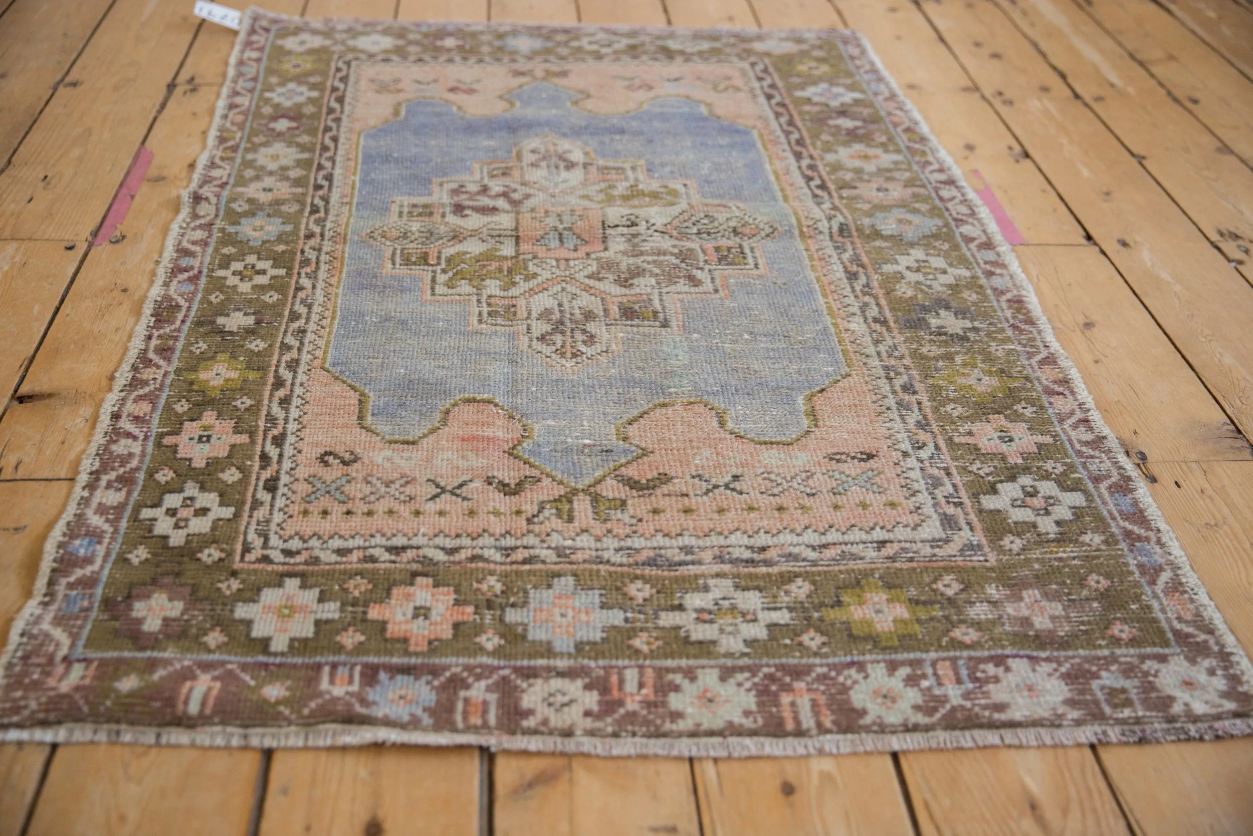 3x4.5 Vintage Distressed Oushak Rug