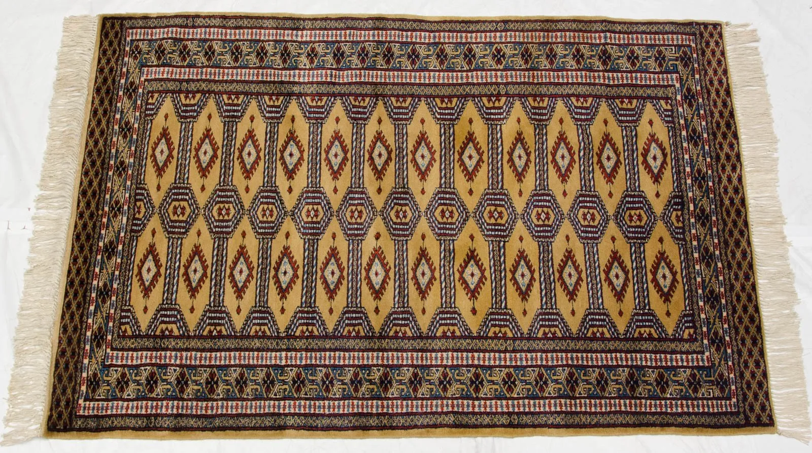 3x4.5 Vintage Fine Pakistani Turkmen Design Rug