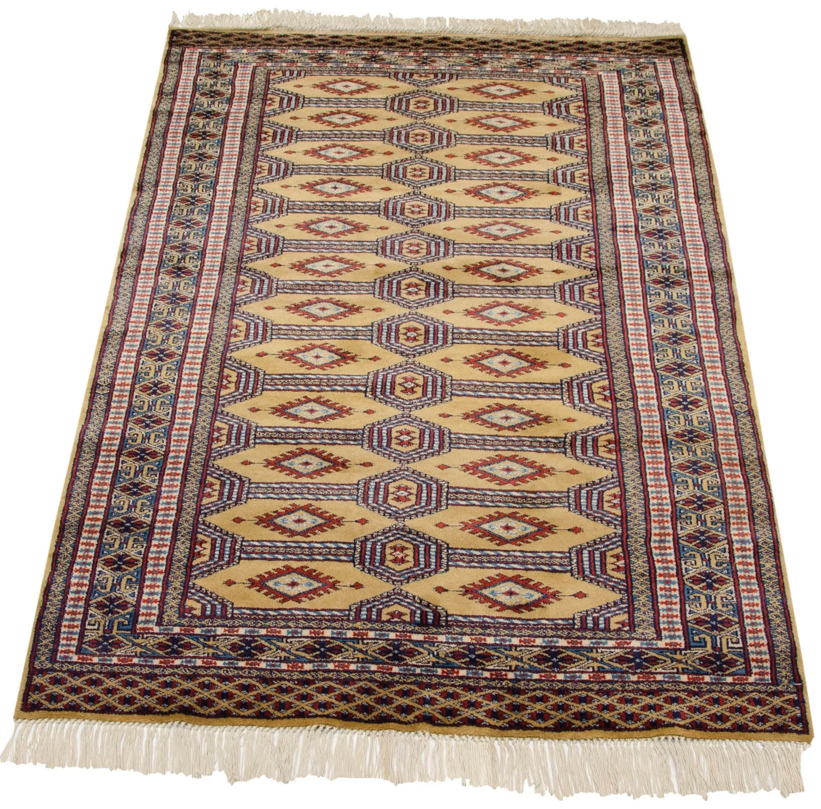 3x4.5 Vintage Fine Pakistani Turkmen Design Rug