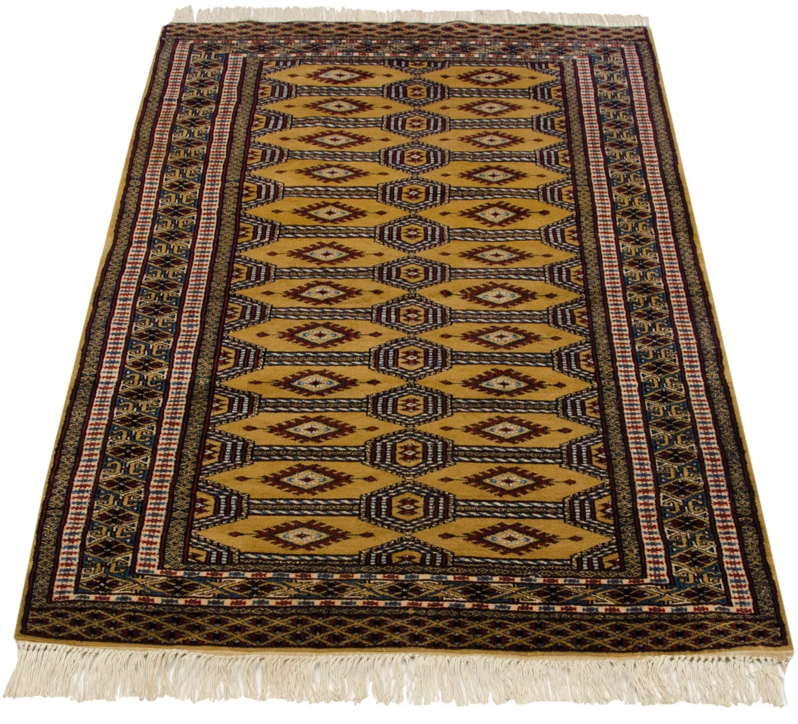 3x4.5 Vintage Fine Pakistani Turkmen Design Rug
