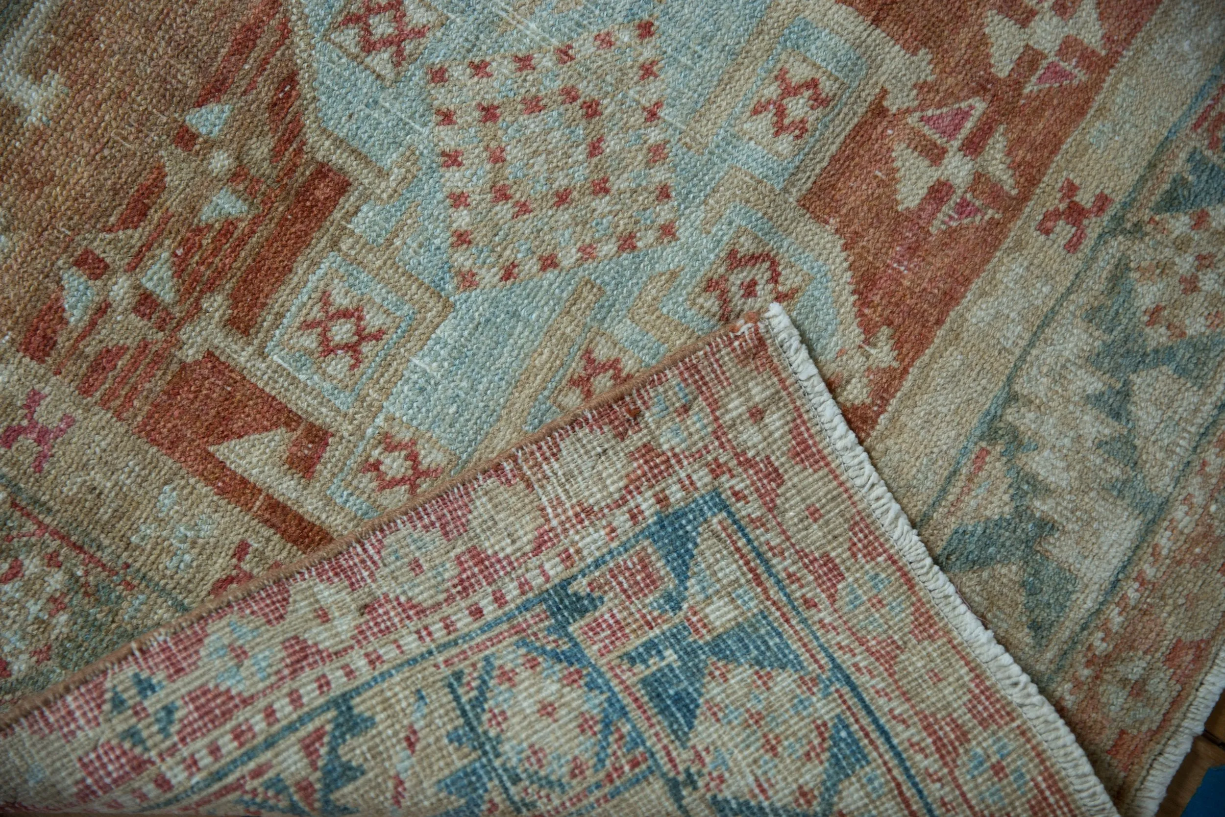 3x5.5 Vintage Distressed Karaja Rug