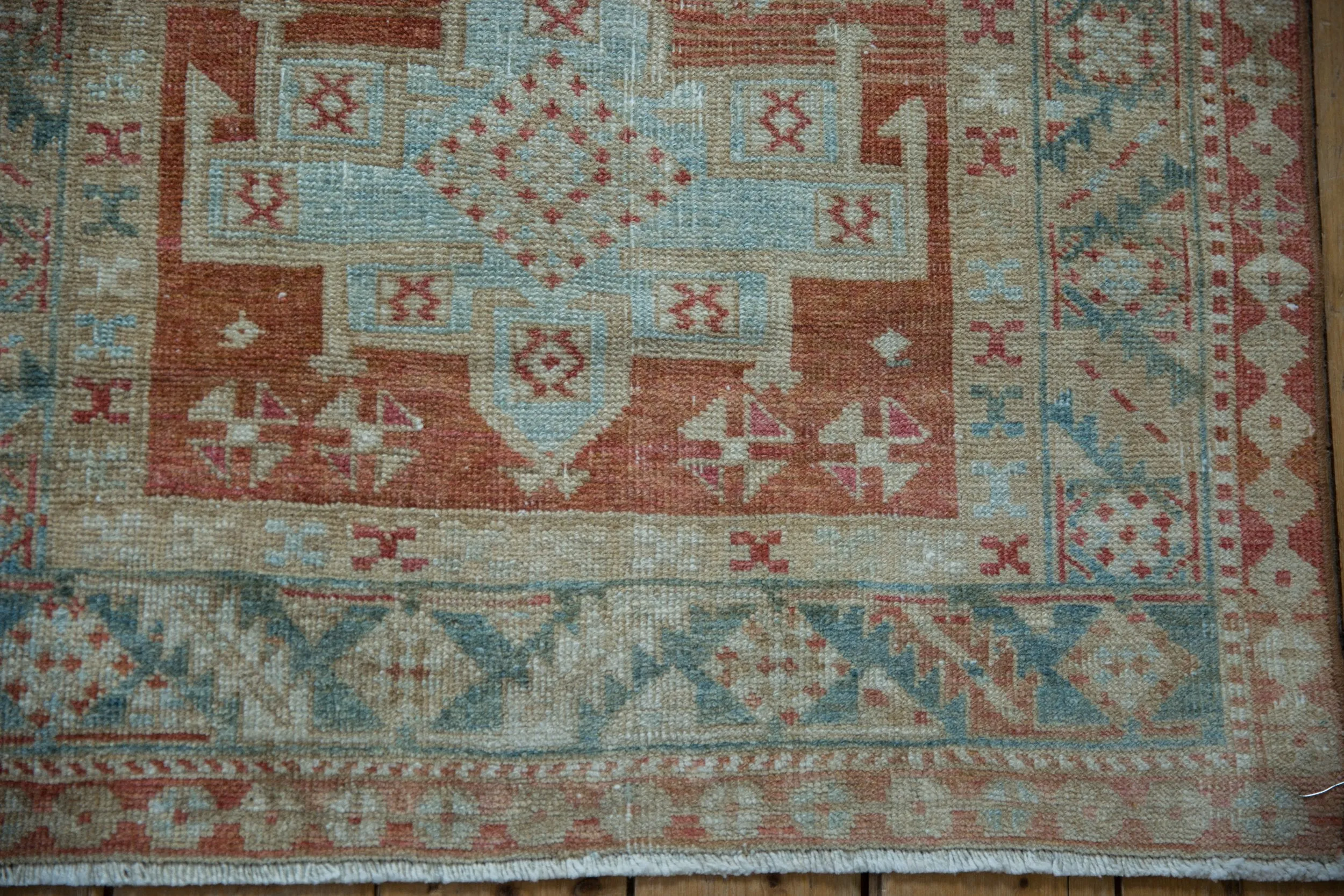 3x5.5 Vintage Distressed Karaja Rug