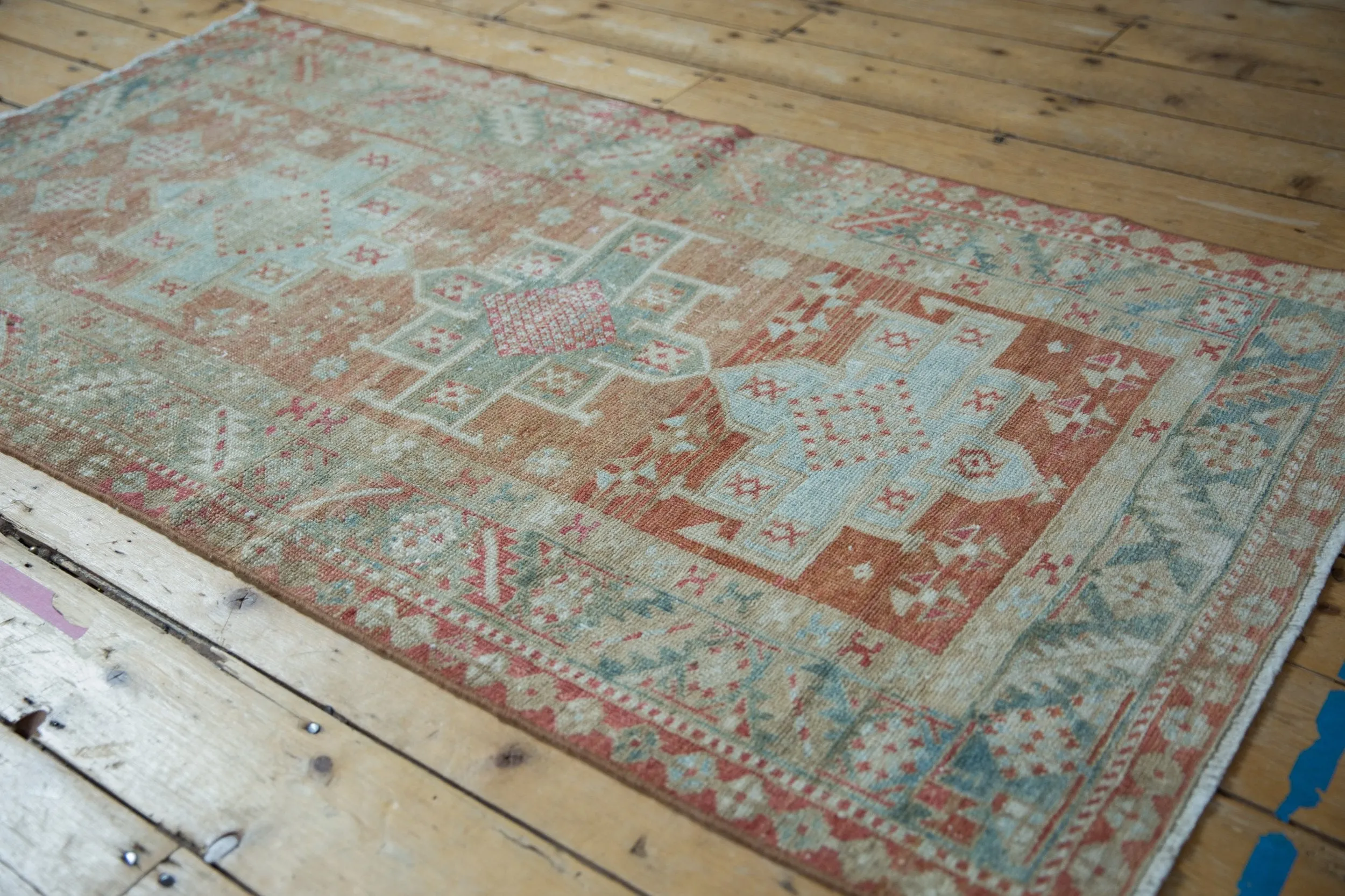 3x5.5 Vintage Distressed Karaja Rug