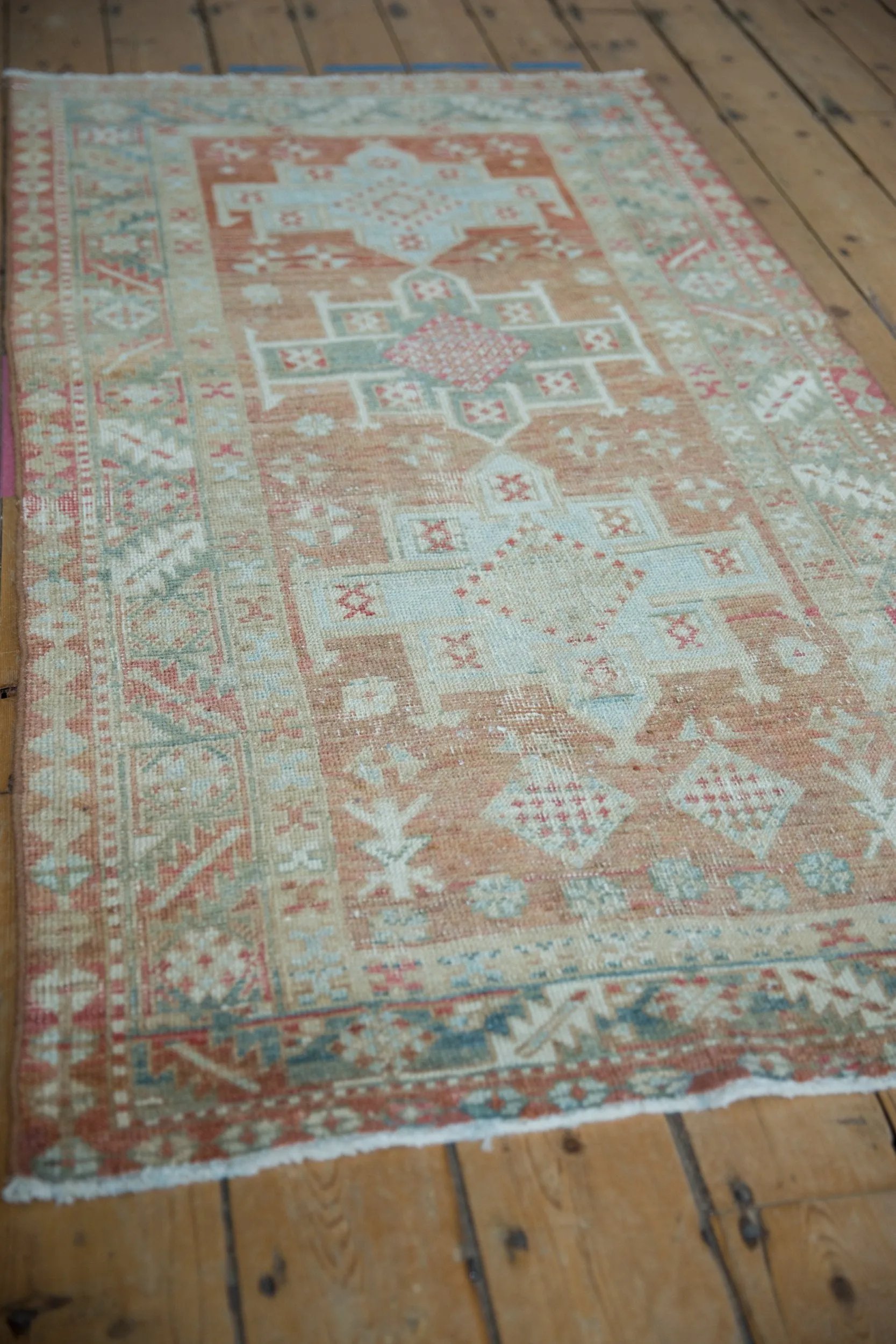 3x5.5 Vintage Distressed Karaja Rug