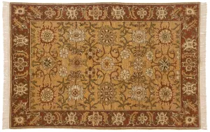 4x6 Vintage Armenian Sultanabad Design Rug