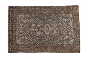 4x6 Vintage Distressed Hamadan Rug