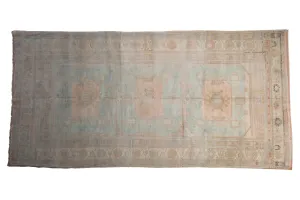 4x8 Vintage Distressed Oushak Rug Runner