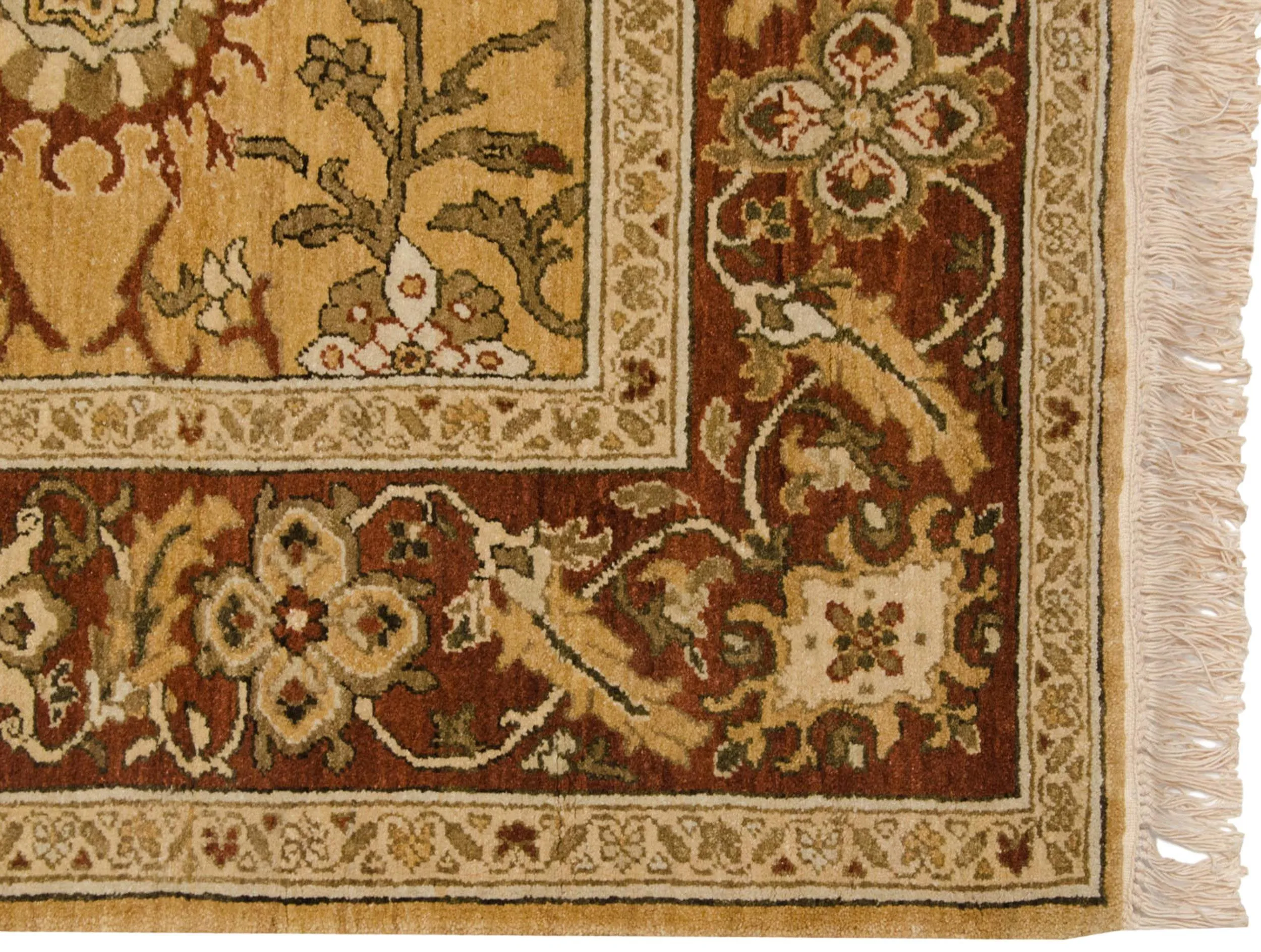 6x9 Vintage Armenian Sultanabad Design Carpet