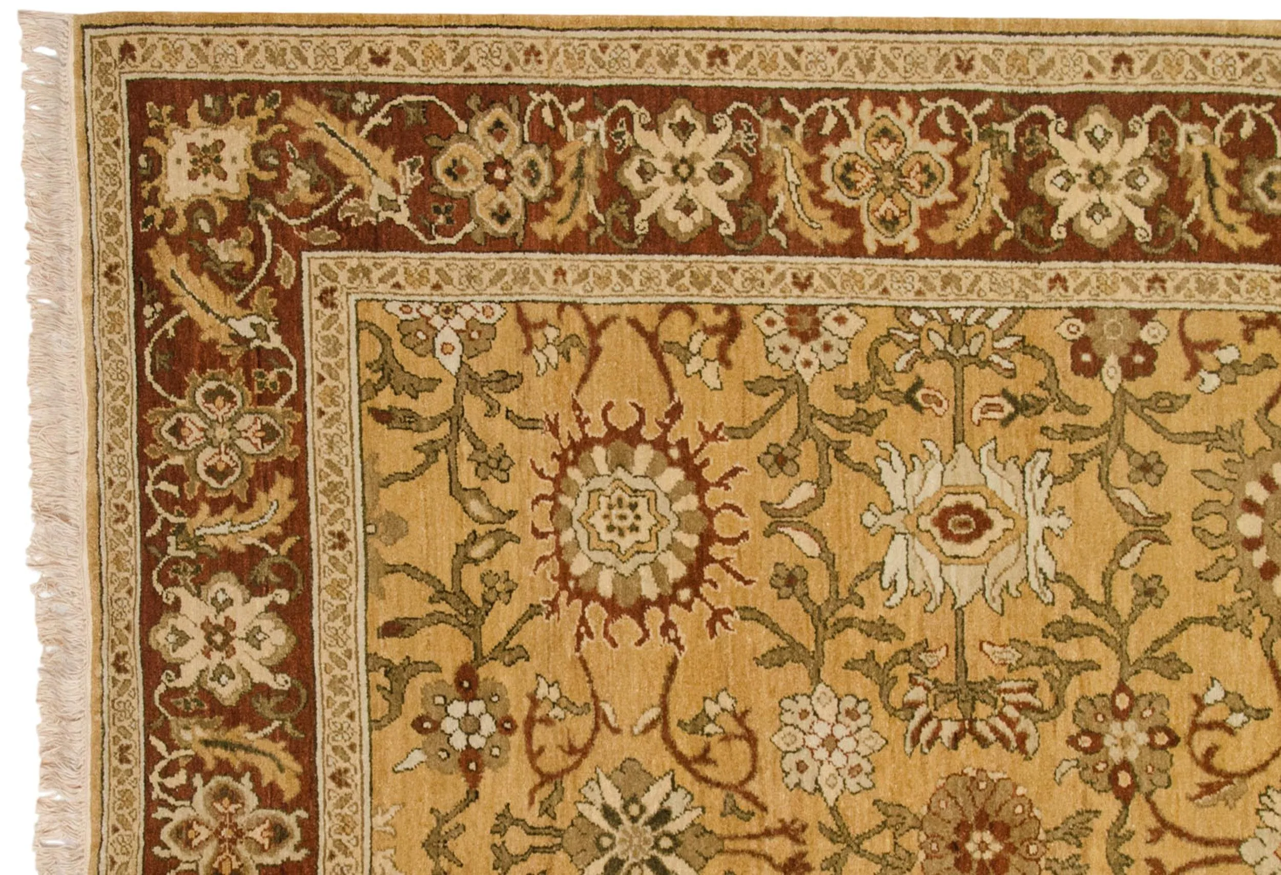 6x9 Vintage Armenian Sultanabad Design Carpet