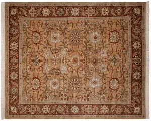 8x10 Vintage Armenian Sultanabad Design Carpet