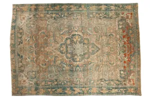 8x11.5 Vintage Distressed Bijar Carpet