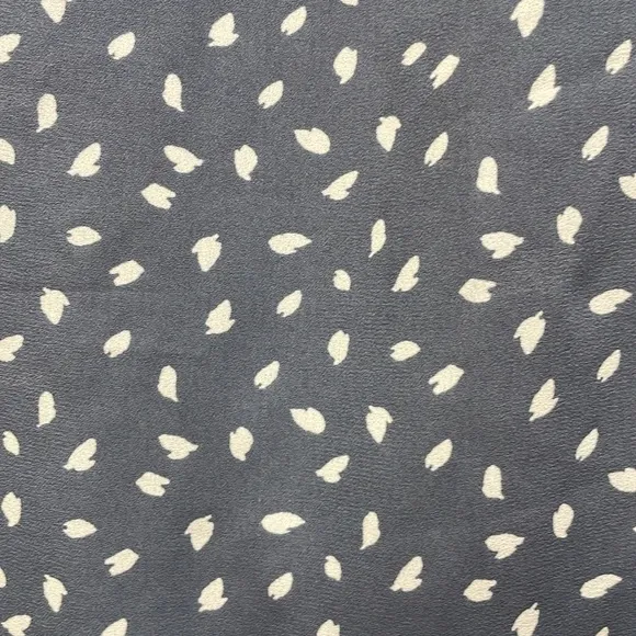 Abercrombie &amp; Fitch Dot Spaghetti Strap Scoopneck Mini Dress Boho Slate Blue XS