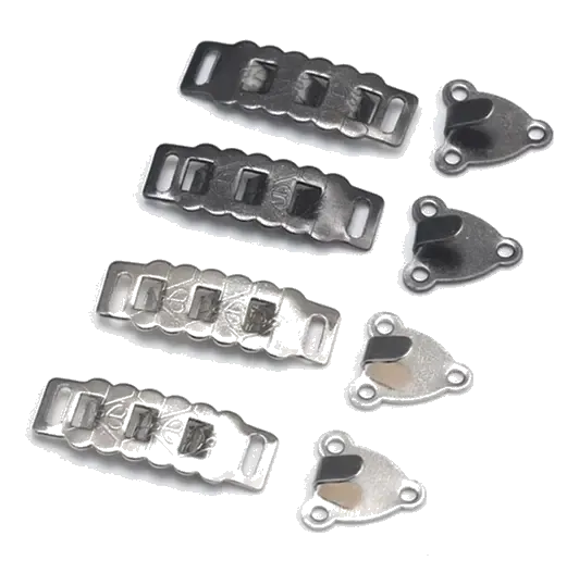 Adjustable Hooks And Eyes - SILVER