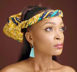 African Print Hanu Head Wrap
