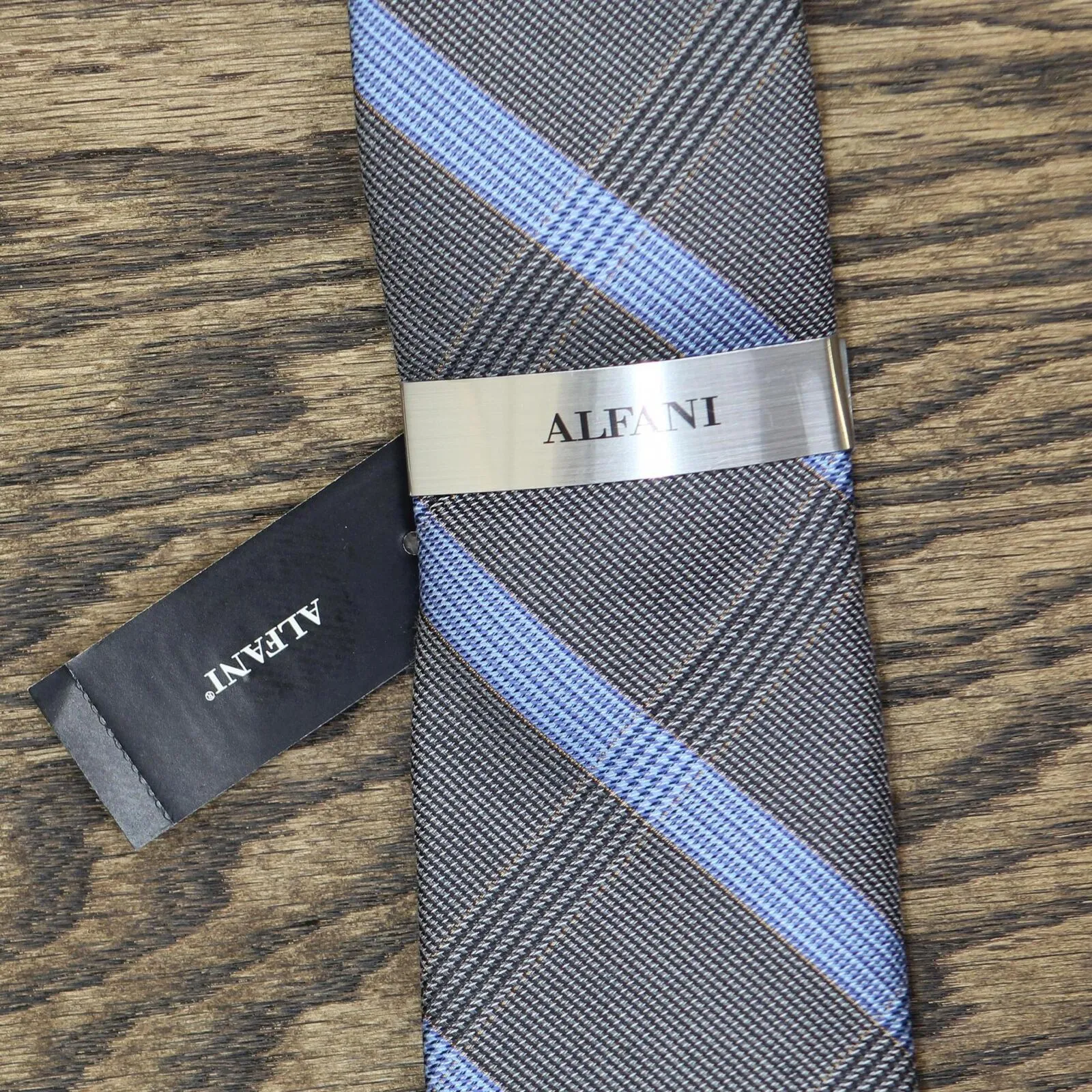 Alfani Men's Bermudo Plaid Tie 1AFC1-4018