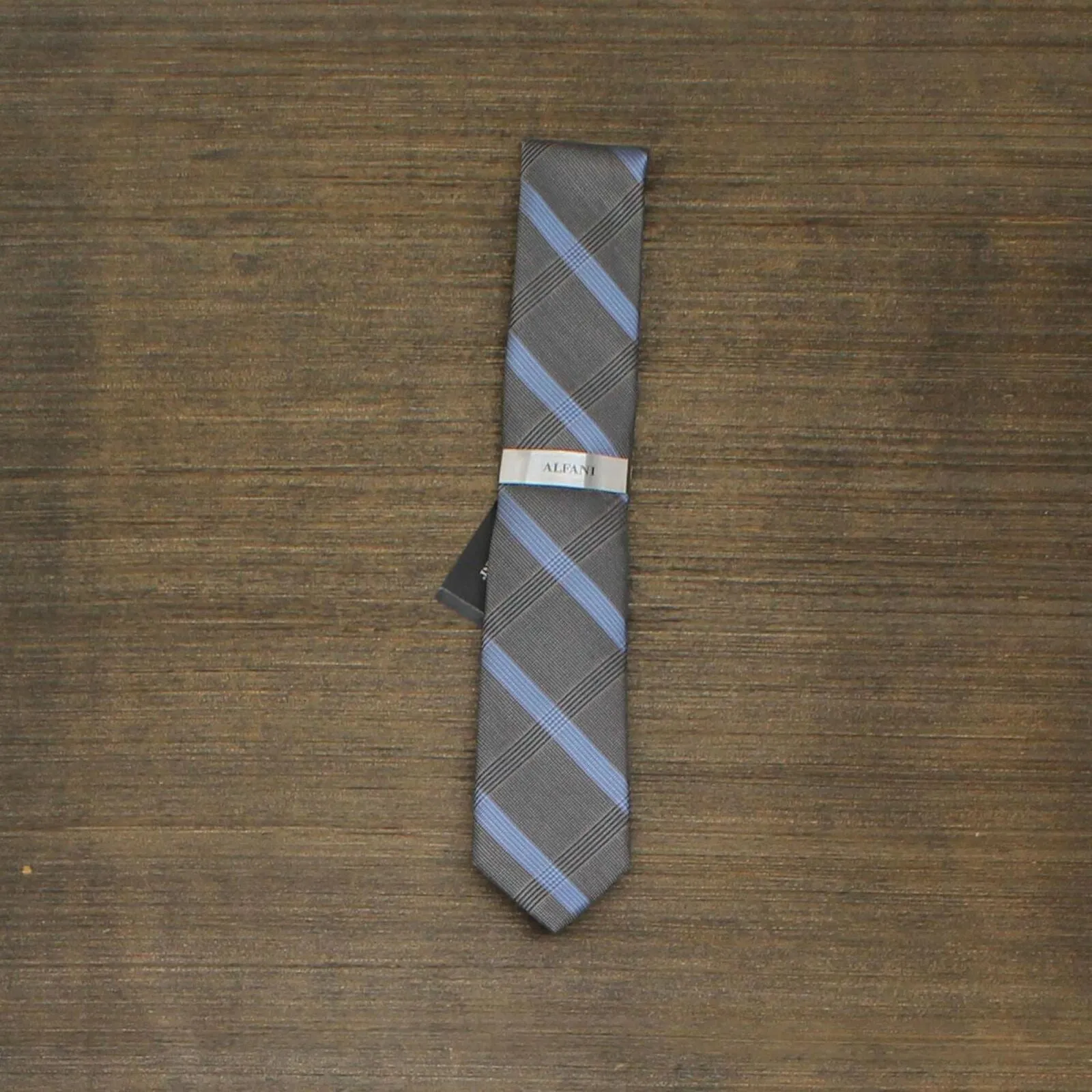 Alfani Men's Bermudo Plaid Tie 1AFC1-4018