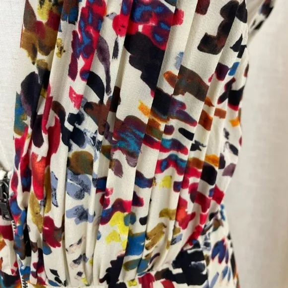 Alice   Olivia Ashby Silk Wrap Mini Dress