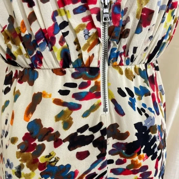 Alice   Olivia Ashby Silk Wrap Mini Dress