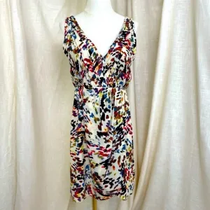 Alice   Olivia Ashby Silk Wrap Mini Dress