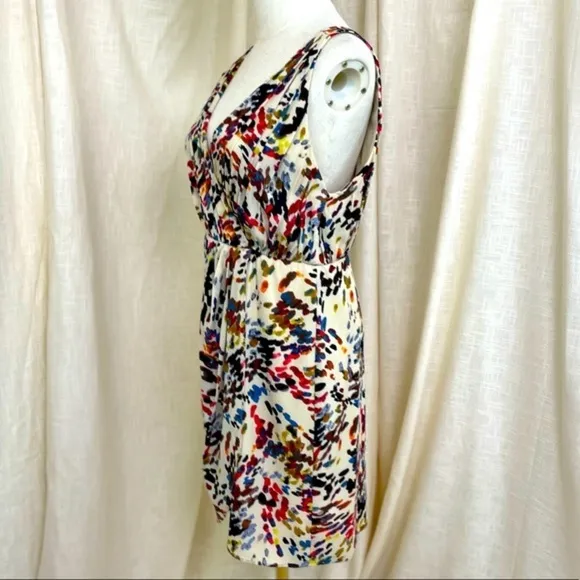 Alice   Olivia Ashby Silk Wrap Mini Dress