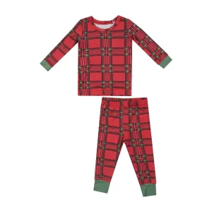 Angel Dear Plaid LS Loungewear Set