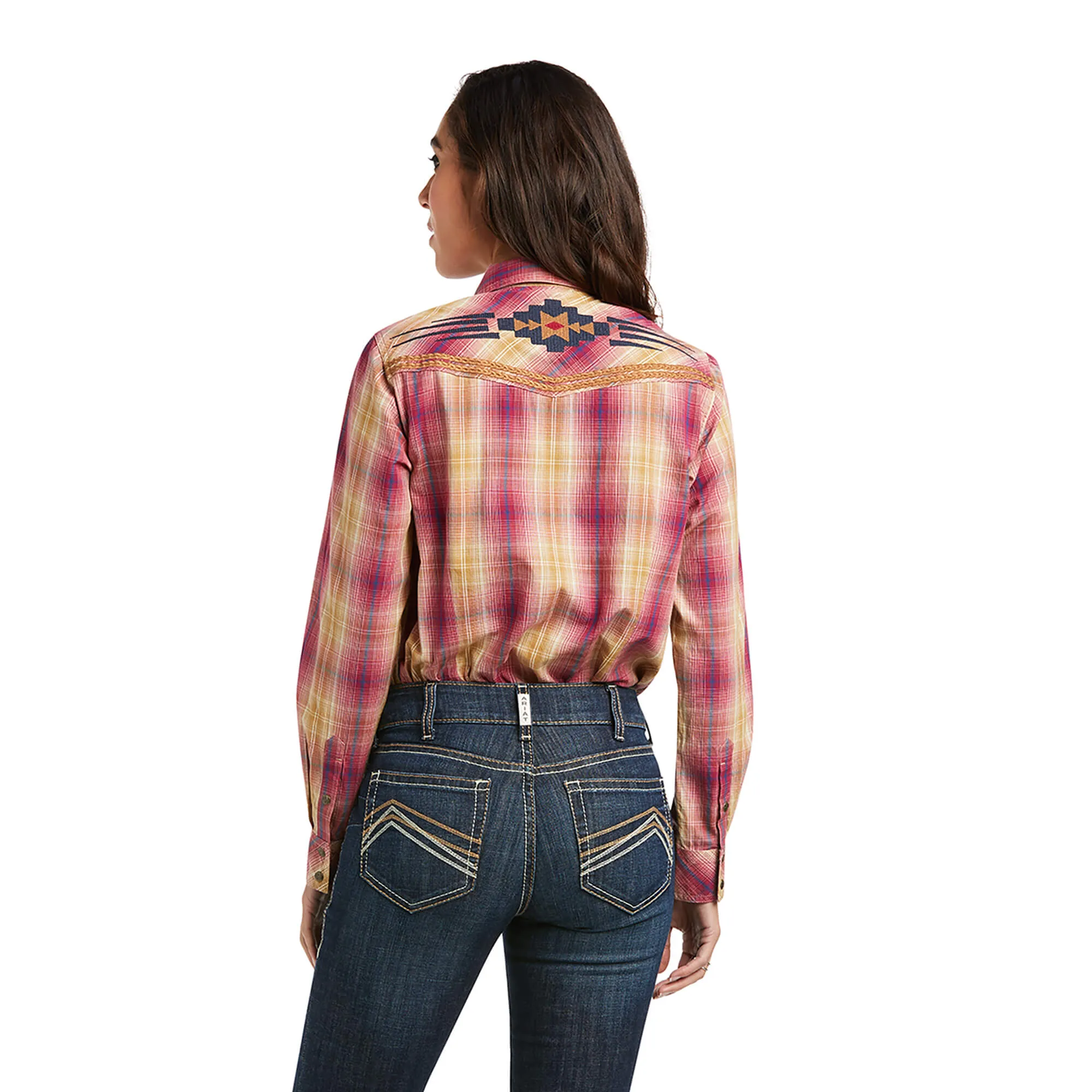 Ariat Ladies REAL Enchanting Western Shirt - Dijon